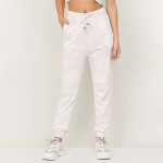 Women Tie & Dye Drawstring Waist Joggers